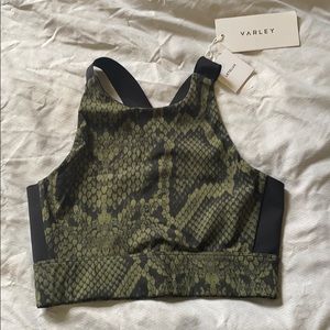Varley snake skin workout top